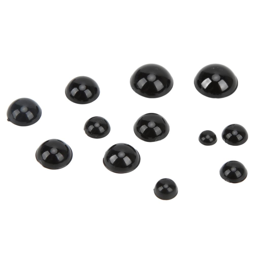 760pcs Plastic Toy Eyes Resin Flat Back Safety Eyes Doll Accessories Button Eyes  DIY Craft Making