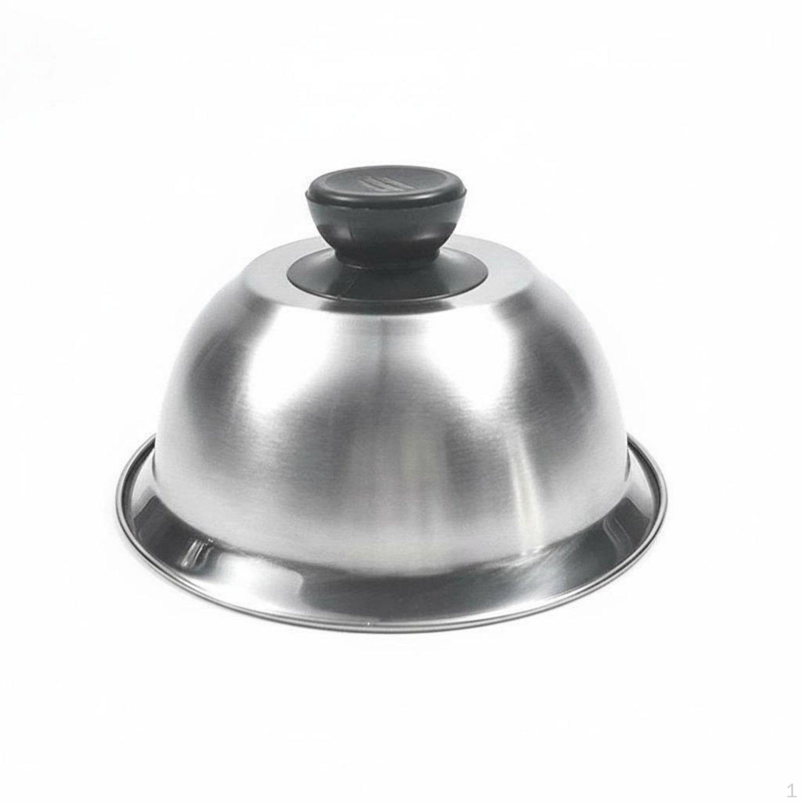 Burger Cover Heat Round Retains Juices and Flavor Cheese Melting Dome for Chefs,