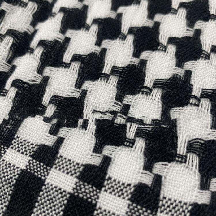 Adult Skin Friendly Kerchief Lattice Pattern Headscarf Tie Back Hair Kerchief