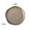 Vintage Ceramic Dinner Plate Creative Irregular Dessert Plate Snack Plate Pasta Sushi Plates Restaurant Specialty Tableware