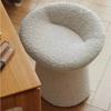 Scandinavian Creative Changing Shoes Wearing Shoes Stool Small Bedroom Lambswool Makeup Stool Bed Stool Sitting Pier