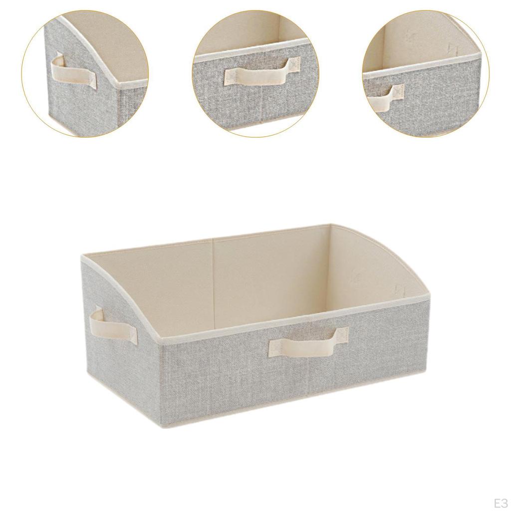 3 Pack Collapsible Baskets for Clothing, Storage Boxes with Handles Household Use