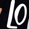 Valentine Day Woman Man T Shirt Letter LO VE Couple T-shirt