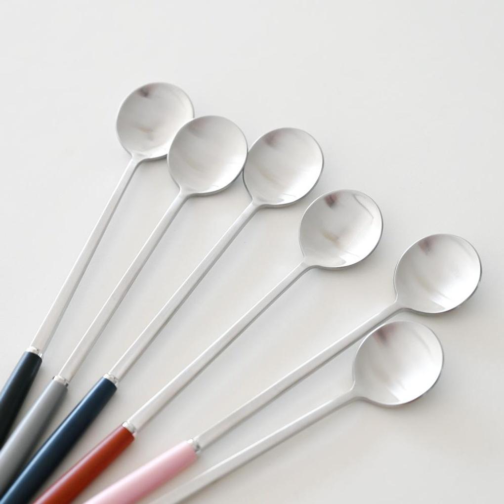 Logan Shatin Dessert Cutlery Long Spoon (6 Colors)