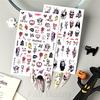 New Nail Art Stickers European and American Ghost Festival Dark Butterfly Bloodthirsty Rose Skull Zombie Nail Decal
