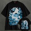 Iceman Freeze The World T-Shirt Drake Album Grafik Herren Damen T-Shirt Oversized Y2k Baumwolle Kurzarm Streetwear Harajuku Damen Herren Kleidung