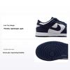 Dunk Low PS Midnight Navy Kids Sneakers Blue White FB9108-116