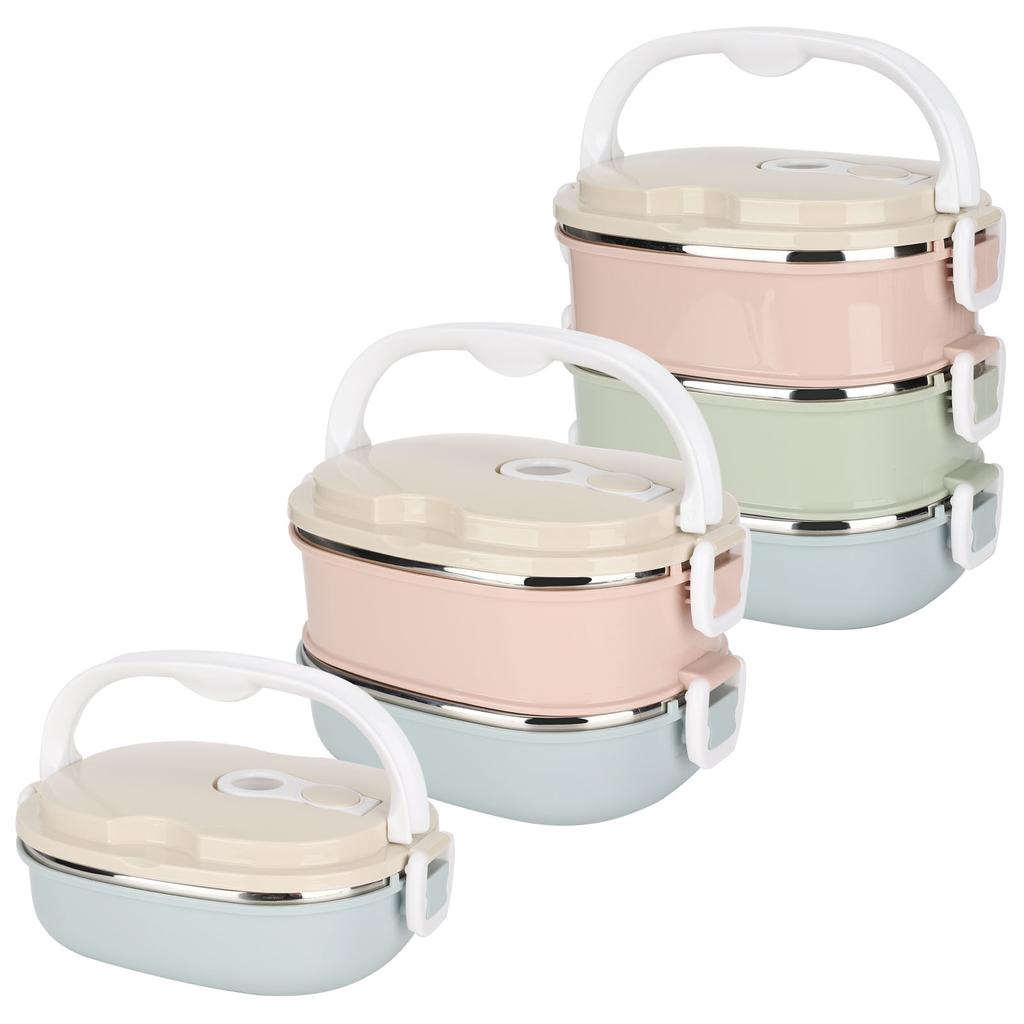 Lunch Box Lunch Box Portable Stainless Steel Food Container for Student Children Work Kitchen Utensils Stainless Steel Lunch Box