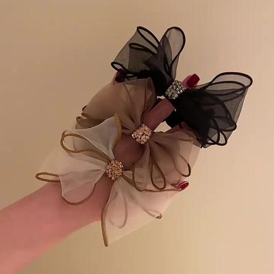Bogen-Haarbänder für Frauen und Mädchen, ziemlich elastischer Haarring, Haargummis, Dating-Party, Kopfschmuck, Accessoires, Boutique-Kopfbedeckung