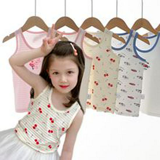 3-Piece Breathable Cotton Vest Set for Boys and Girls - Summer Style