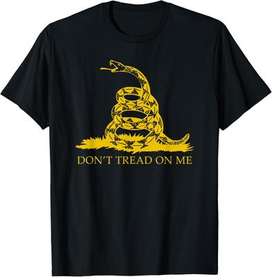 Magliette Don't Tread On Me Per Uomo Maglietta Serpente Bandiera Gadsden