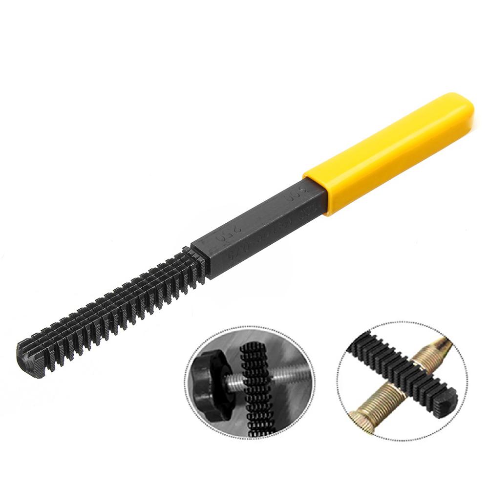 Metric Pipe Bolt Screw Thread Restore File Rider Mechanics Bike Repair Hand Tool