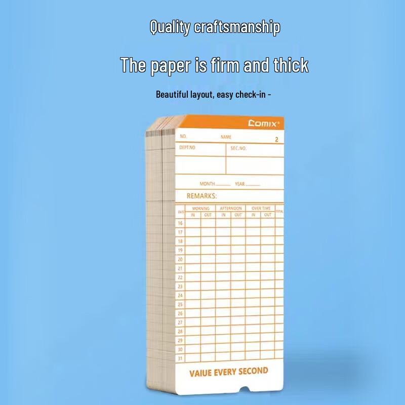 Comix Time Clock Cards CN plug (adapter included)