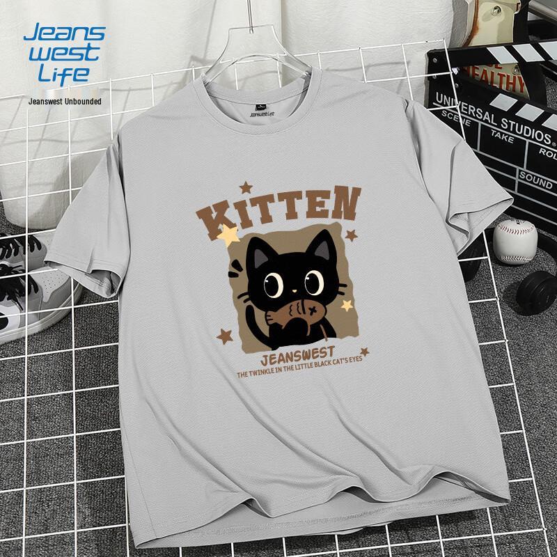 JEANSWEST LIFE Couple s Cooling Cartoon T-Shirt XL