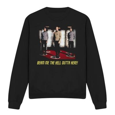STAR TREK Unisex Adult Beam Me Out Sweatshirt