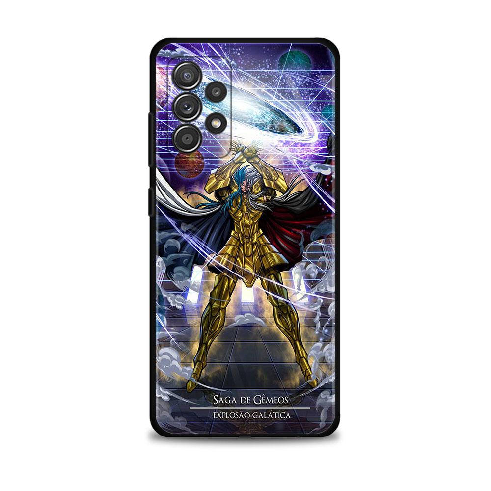 Phone Case For Samsung Galaxy A12 A52 A51 A13 A32 A21s A71 A31 A02s A30s A53 A72 A11 A73 Celular Funda Saint Seiya Anime
