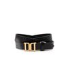 Daks Women Black Cowhide Metallic Buckle Belt 25mm Dbbe6f793bk