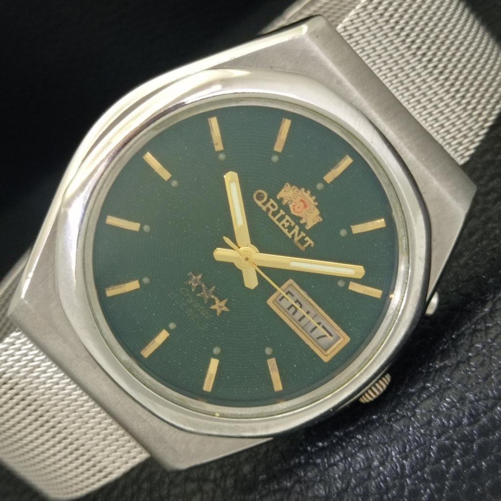 

Orient CRYSTAL АВТОМАТИЧЕСКИЕ ВИНТАЖНЫЕ ЯПОНСКИЕ 46941 МУЖСКИЕ ОРИГИНАЛЬНЫЙ ЦИФЕРБЛАТ ЧАСЫ a703350-1 R213b-a703350