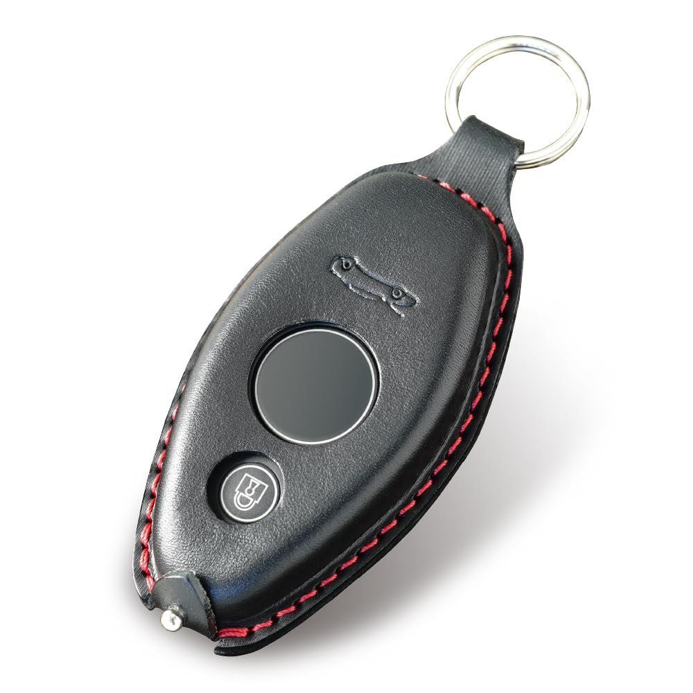[Kawachaya] McLaren Compatible Genuine Leather Smart Key Case for 540C 570S 720S 600LT GT Senna Key Cover, Made in Japan, Leather, Car Use, maclare@n-