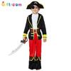 Stunning Kids Hook Pirate Costume Made Of Durable Polyester Ideal For Stage Performance