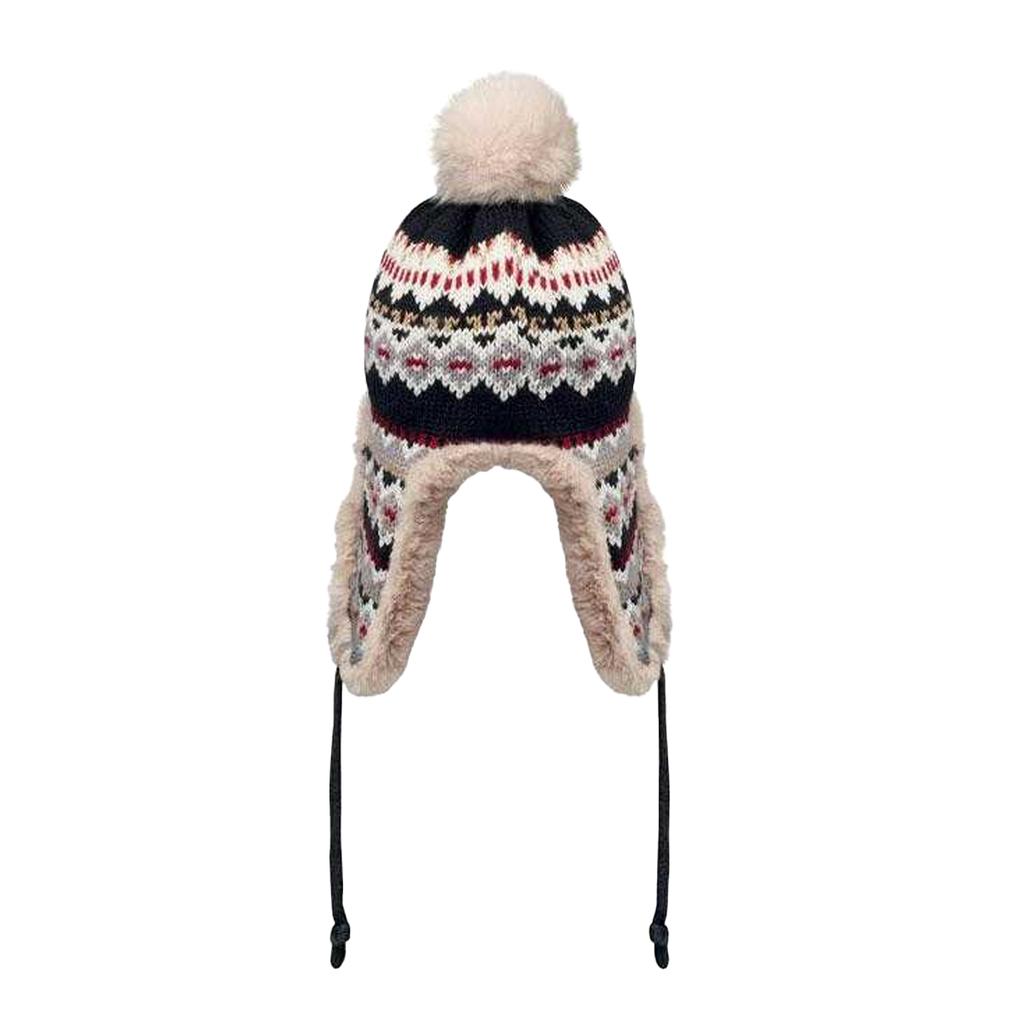 MidOcean Unisex Adult Yulong Knitted Ear Flaps Beanie