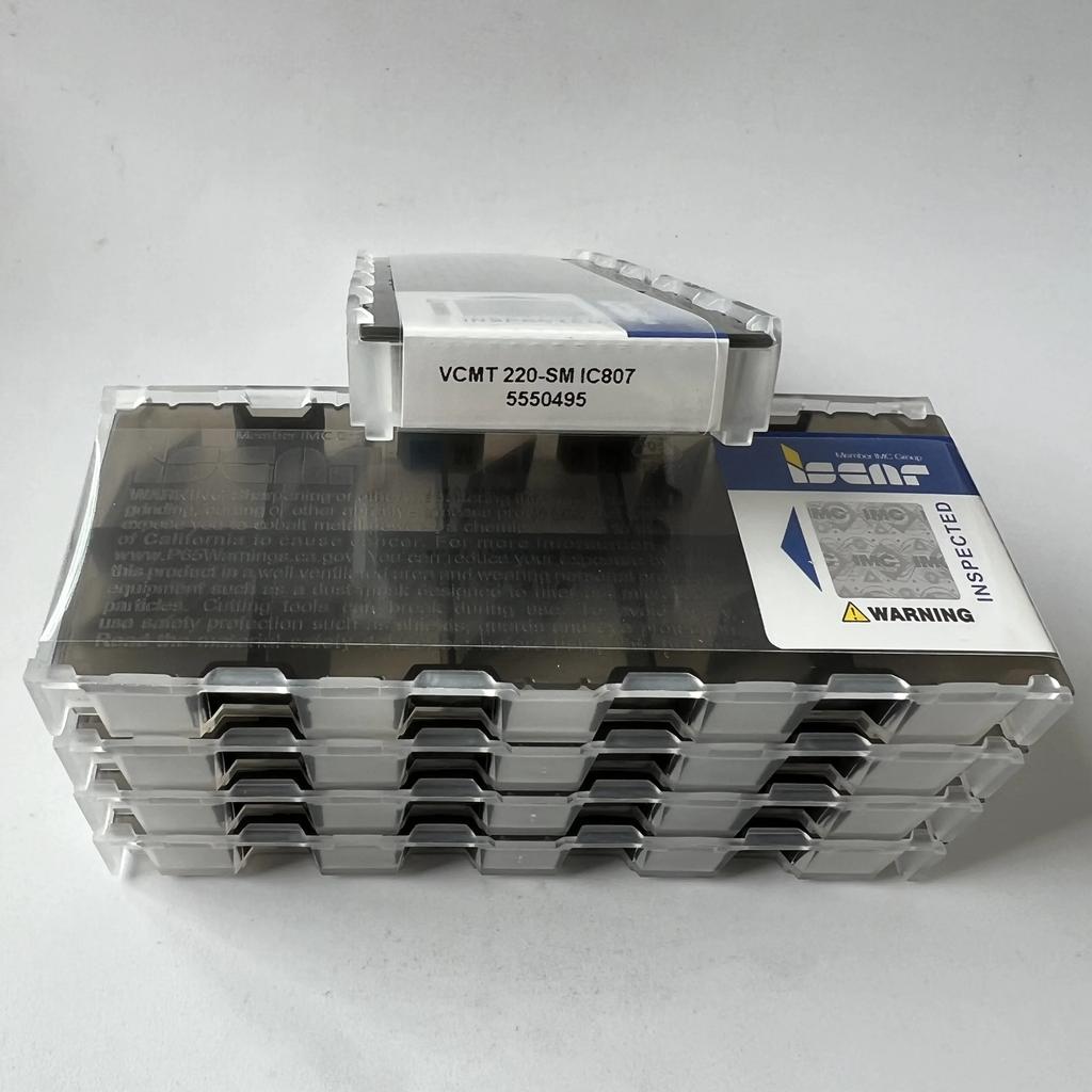 ISCAR / VCMT110302-SM IC807 / Industrial indexable Carbide Inserts 10 Pcs