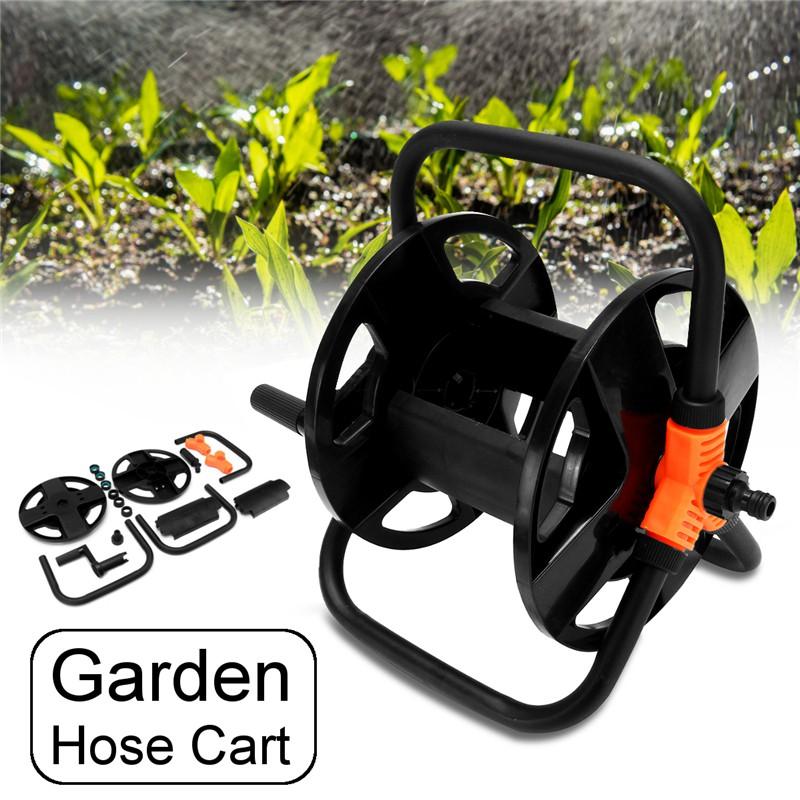Portable Pipe Reel Holder Garden Hose Cart Water Pipe Storage Cart 1168g 15-20M 26*23*34cm