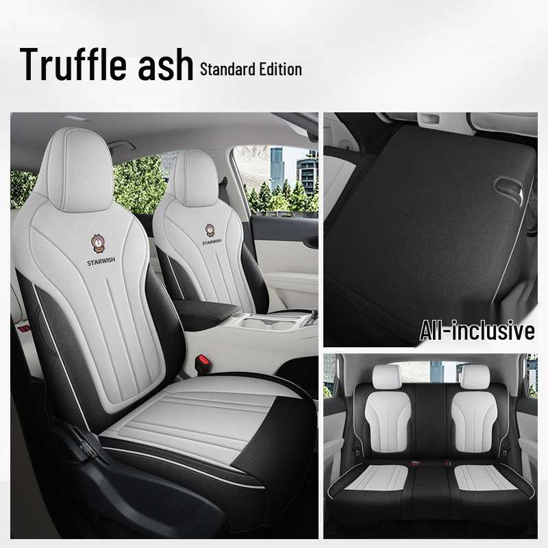 Geely Vision Cotton & Linen Seat Covers - All-Season, Full Coverage Universal Fit