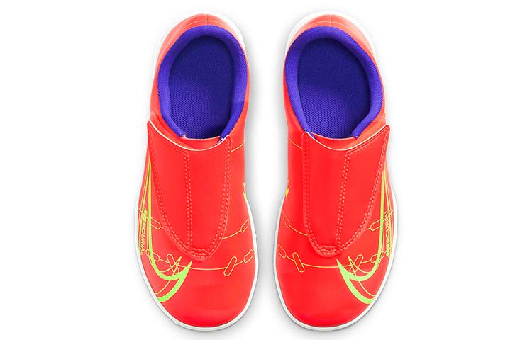 Nike Mercurial Vapor 14 Killer 14 Club PS V Low Top Kids' Soccer Shoes Orange Red Children Aged 3 7 Years Old CV0839-600