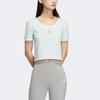 adidas Originals T Shirt Women's Symbol Green HR6911