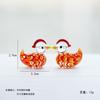 Mini Cute Glass Mandarin Duck Figurine Cartoon Animal Tiny Statue Craft Ornament Home Garden Micro Landscap Decor Accessories