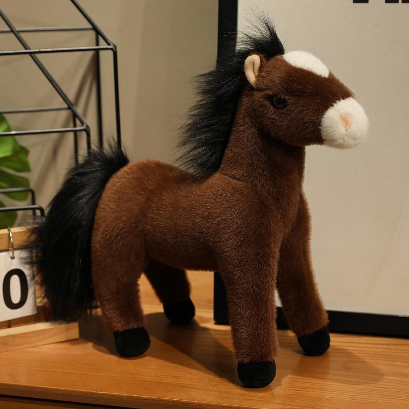 

Мультяшная Милая Кукла Лошадь-Метеор Плюшевая Игрушка Кукла Пони Детская Подушка для Сна Подарок Украшение 30cm 0.24kg