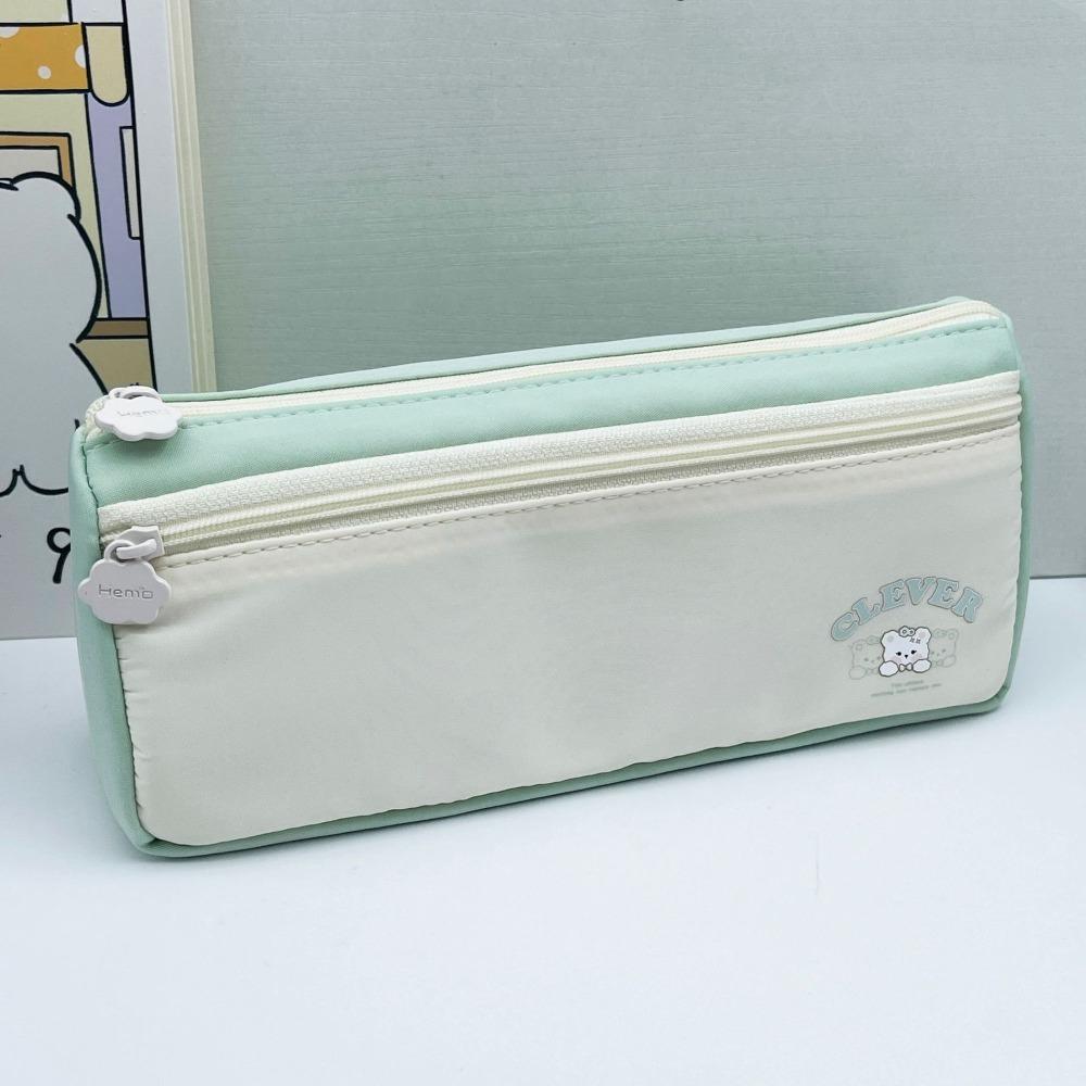 Cartoon Bear Y2K Stationery Bag Large Capacity Ins Pencil Pouch Korean Pencil Case Children