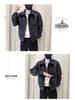 Melanoid Men's Trendy Heavyweight PU Leather Motorcycle Jacket 2025 - New Autumn Style