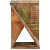 Side Table 35 X 35 X 55 Cm Reclaimed Solid Wood