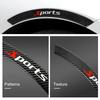 Wheel Eyebrow Anti-collision Strips Decorative Sticker General Modified Carbon Fiber Decorative Strips Anti-scratch Sticker For