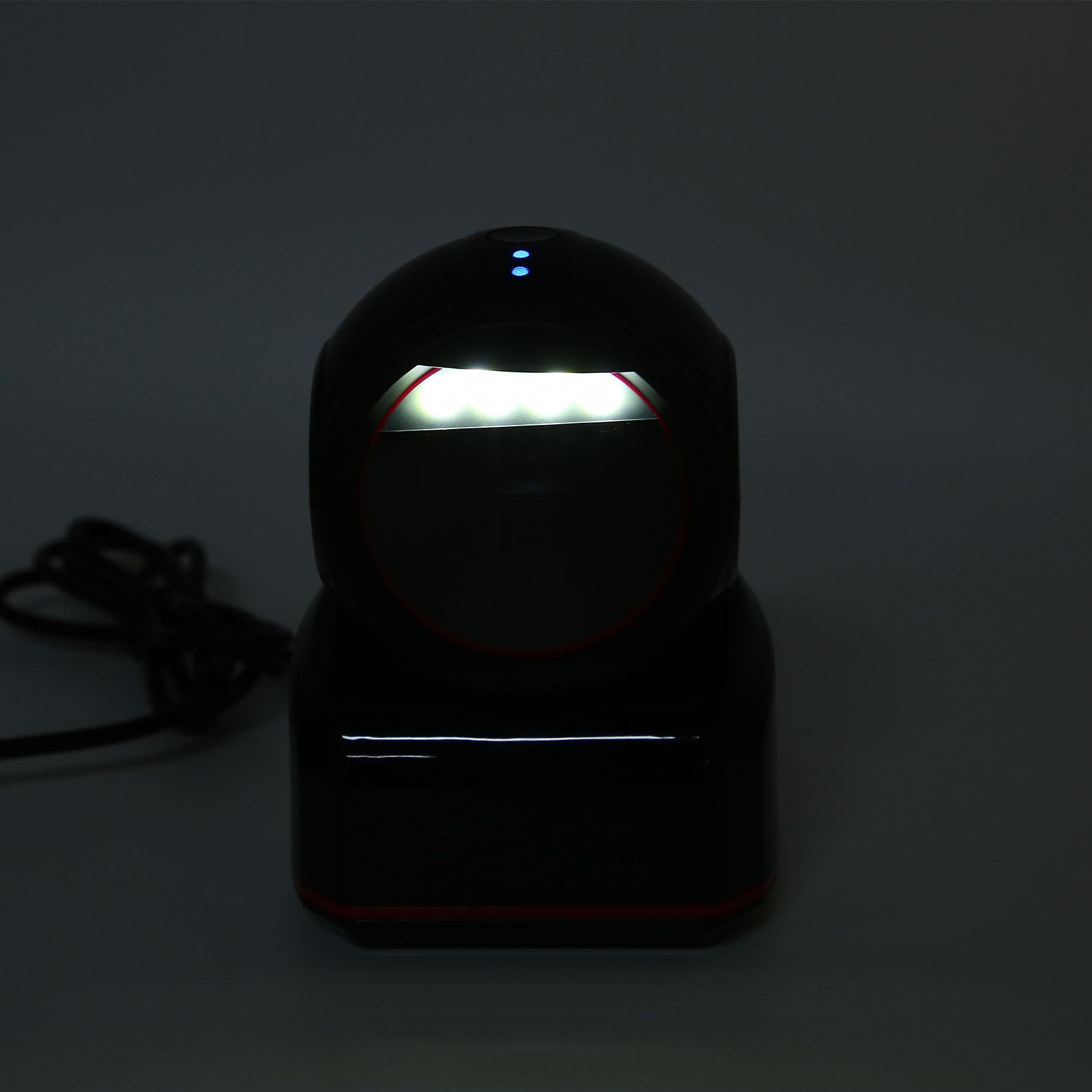 Bar  Scanner USB 2D 1D Omnidirectional Sensing 617nm Red LED Desktop Label Reader for Phone Computer Screens