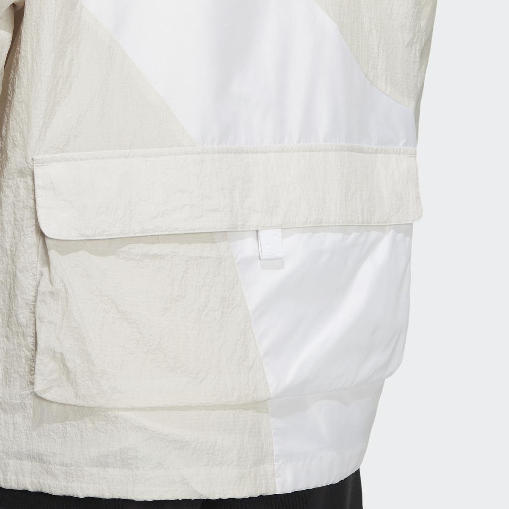 Adidas Stand Collar Logo Zip Jacket Men Outerwear Multicolor HM7413