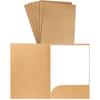 Sweet Plus Pasta Individual Porta-Documentos A4 Porta-Arquivos Porta-Arquivos Portátil Material de Escritório Papelaria (Papel Kraft 6 Folhas)