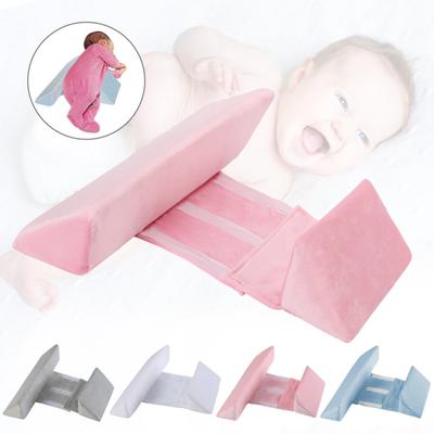 Baby Side Sleepers Wedge with Secure Straps Adjustable Anti-Roll 45-Degree Slope Design Anti-vomitting