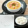 New High Foot Stainless Steel Steaming Rack Four-corner Steamer Egg Rice Cooker Vegetable for Stainless Steel Steaming Rack