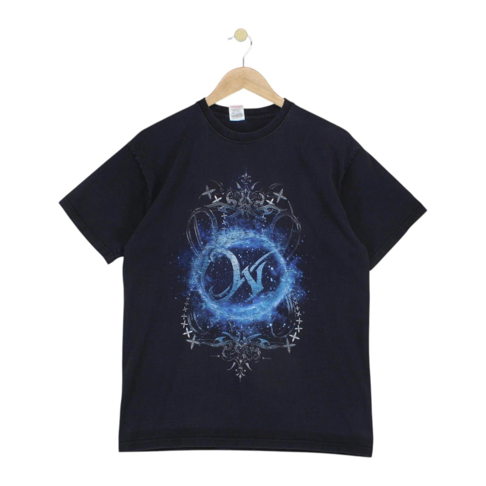 Wintersun Band T-Shirt Mens Size L Black 2013 Graphic Crew Neck S