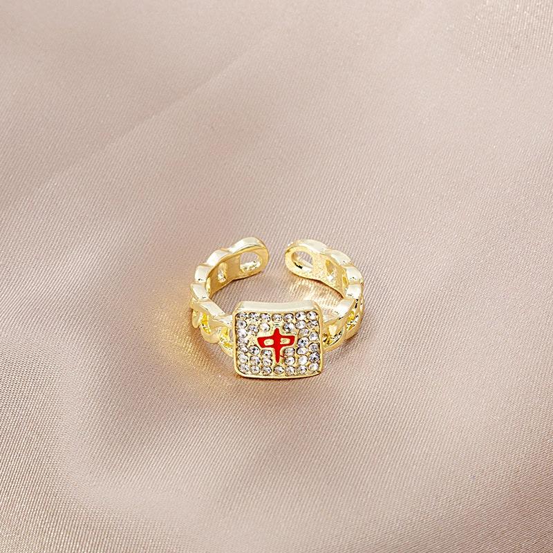 

Slightly Inlaid With Diamond Serpentine Open Ring, High-End Female Exquisite Small Fish Ring, Simple And Fashionable Versatile Hand Jewelry