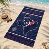 Houston Texans Microfiber Beach Towel Quick Dry Sand Free Lightweight Beach Towels for Travel Swimming Camping