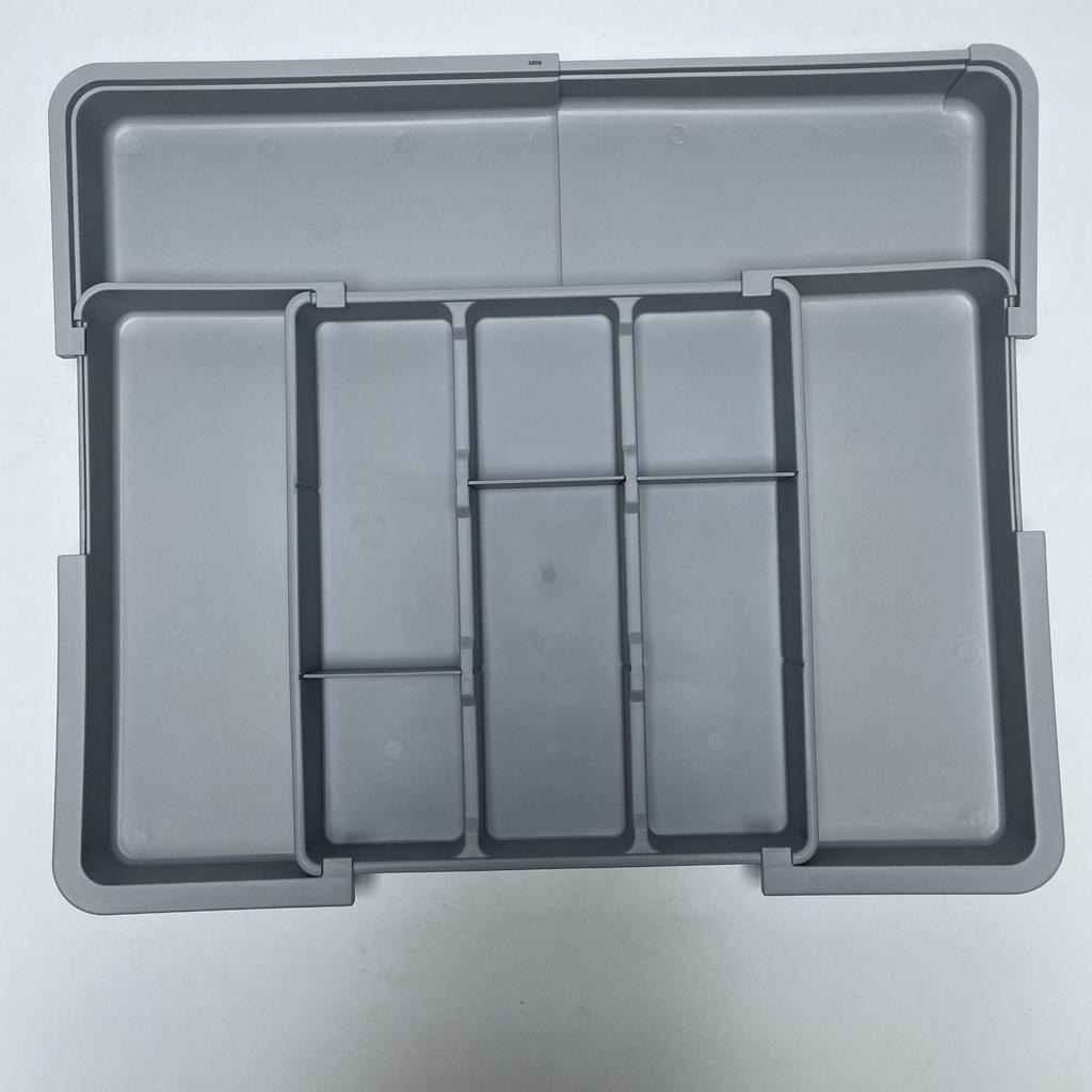 Retractable Kitchen Desktop Drawer for Organizing Cutlery and Utensils