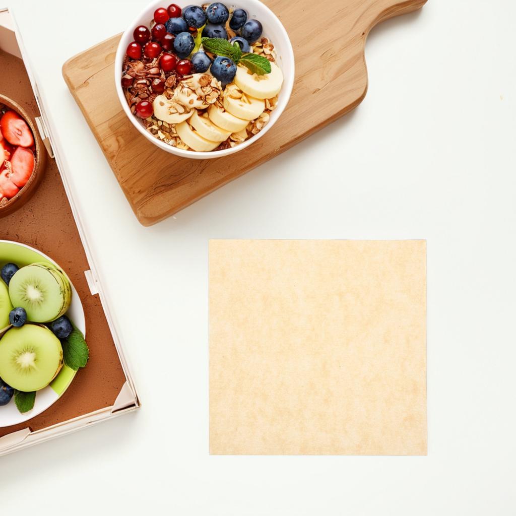 500 Sheets Greaseproof Oil Paper Premium Fry Food Wrapping Disposable Snack Paper Party Food Snack Mat Party Supplies