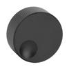 Gałka regulacji głośności 32x13mm, czarna, matowa, solidna, aluminiowa, do potencjometru 6mm