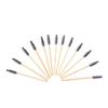 50Pcs Bamboo Handle Eyelash Brush Makeup Brush Eyelash Extension Eyebrow Brush