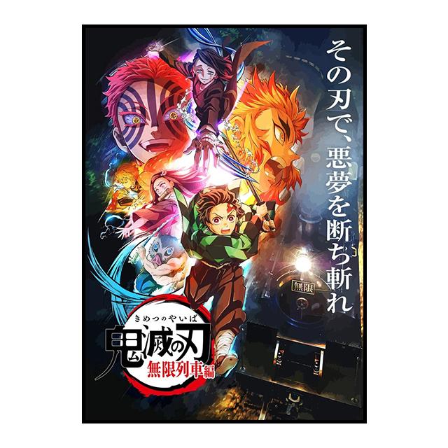 Affiche d'anime Demon Slayer Kamado Tanjirou Décoration murale Agatsuma Zenitsu Peinture décorative Art mural Image Décoration d'intérieur Cadeau Sans cadre
