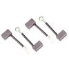 100 Stück Kohlebürsten Ersatzkits Passend für 12V 24V 48V DC Öl Wasserpumpe Motor J435A 9x8x14.5mm